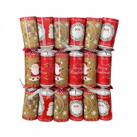 Pachet cadou pentru familie, 6 Crackers Merry Christmas, RMS 1351187-XMAS